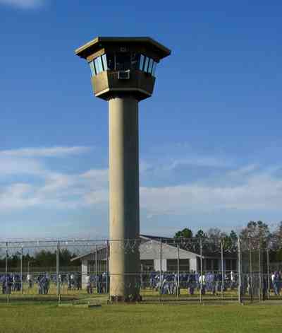 Century:-Prison_07.jpg:  guard tower, prison, exercise yard, 