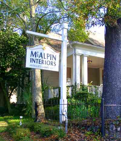 East-Hill:-McAlpin-Shop_12.jpg:  oak tree, colonial home, antique shop, 