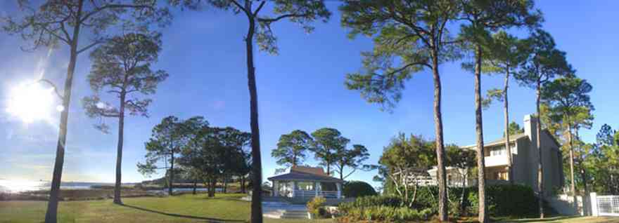 Gulf-Breeze:-Ceylon-Drive_02.jpg:  pine trees, santa rosa sound, tiger point subdivision