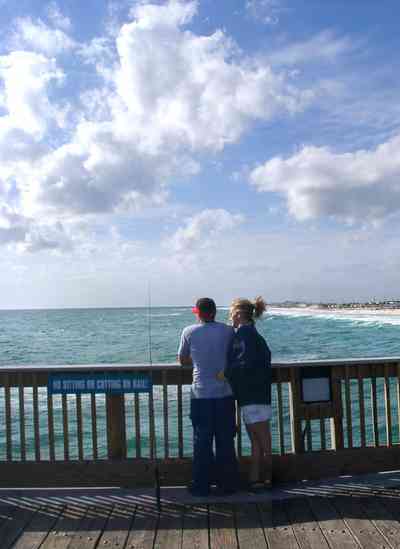 Pensacola-Beach:-Gulf-Fishing-Pier_12.jpg:  fishing pier, gulf of mexico, beach