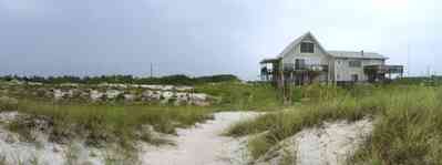 Perdido-Key:-Cape-House_05.jpg:  house, dunes sea oats