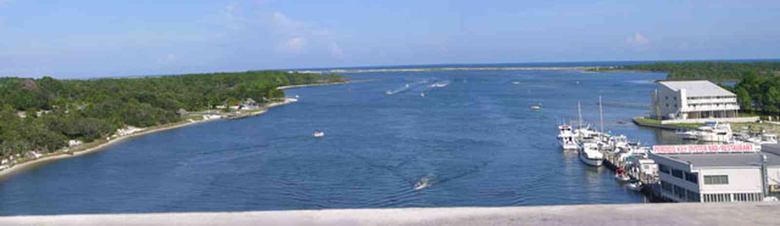 Perdido-Key:-Intercoastal-Waterway_01.jpg:  aerial view, gulf of mexcio, dock, pier, marina