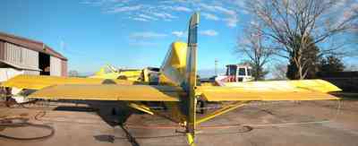 Walnut-Hill:-Mikes-Ag-Air_03.jpg:  crop duster, agricultural applications, chemical dusting, farm, farmland, airplane, single engine airplane