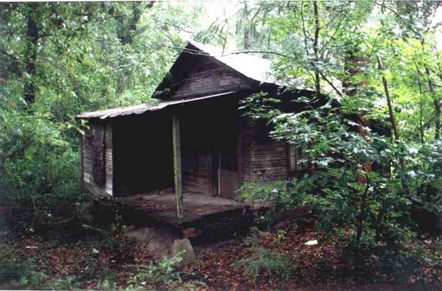 Century:-Shotgun-Mill-Houses_01.jpg:  shack, dilapidated house, shotgun house, falling down house