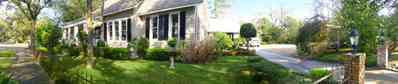 East-Hill:-McAlpin-Shop_07.jpg:  oak trees, driveway, traditional style, colonial style home, shutters, 