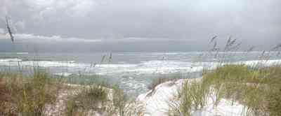 Gulf-Islands-National-Seashore:-Fort-Pickens:-Battery-234_03.jpg:  sea oats, dunes, gulf of mexico, storm, tropical storm, surf, barrier island