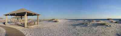 Gulf-Islands-National-Seashore:-Opal-Beach_02.jpg:  dune, walkway, gulf of mexico, shelter