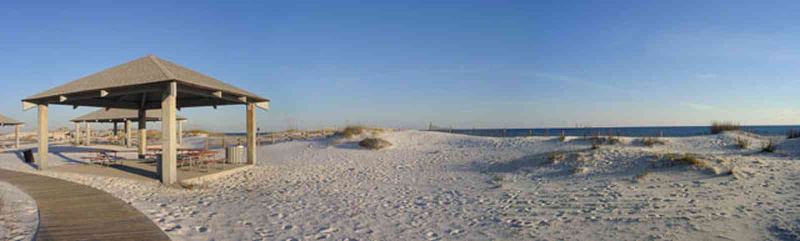 Gulf-Islands-National-Seashore:-Opal-Beach_02.jpg:  dune, walkway, gulf of mexico, shelter