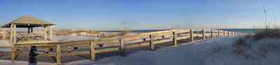 Gulf-Islands-National-Seashore:-Opal-Beach_04.jpg:  picnic shelter, walkover, dune, sea oats, gulf of mexico