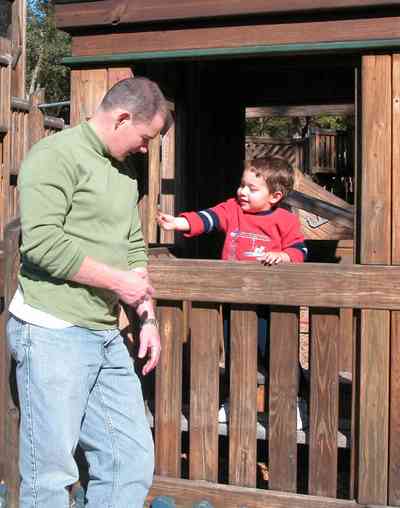 Pace:-Benny-Russell-Park_05.jpg:  pretending, playground equipment, wooden playground equipment, children