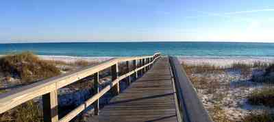 Pensacola-Beach:-Escambia-County-Parking-Lot_04.jpg:  gulf of mexico, boardwalk, dune, crossover, cordgrass, sea oats