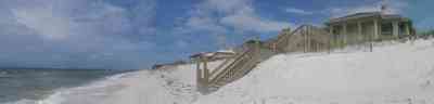 Pensacola-Beach:-Hermosa-St-Homes_04.jpg:  dune, sand, stairs, boardwalk, subdivision, gulf of mexcio
