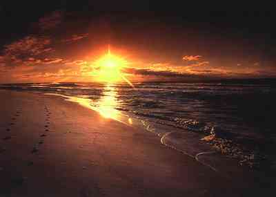 Pensacola-Beach:-Waterfront_16.jpg:  sunset, beach, gulf of mexico