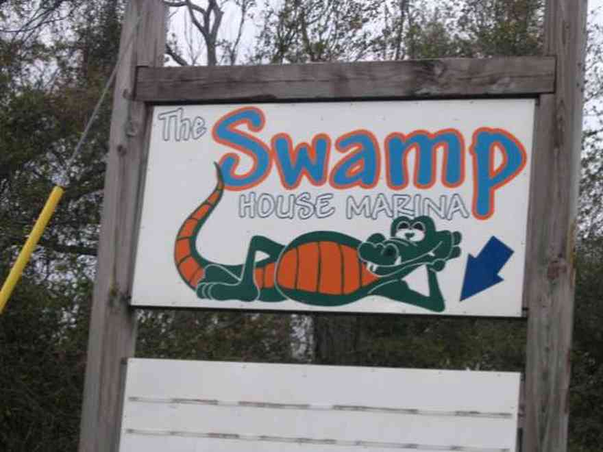 Pensacola:-Swamp-House_01.jpg:  swamp, sign, river, 