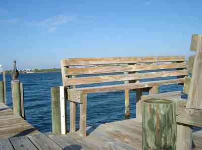 Perdido-Key:-Sharp-Reef-Drive_05.jpg:  dock, pier, deck, bench, ono island, sound, bay
