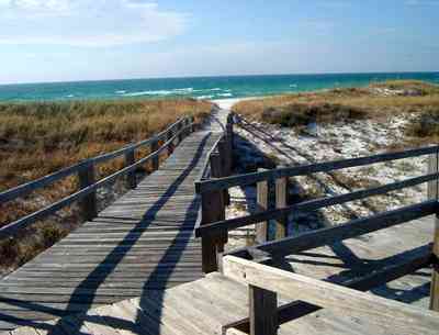 Perdido-Key:-State-Recreation-Area-2_03.jpg:  boardwalk, beach, gulf of mexico, sea oats, dunes, 