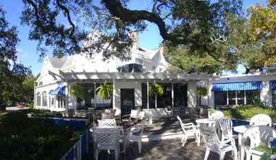 Sanders-Beach:-Pensacola-Yacht-Club_01g.jpg:  oak tree, deck, patio, awning, fern